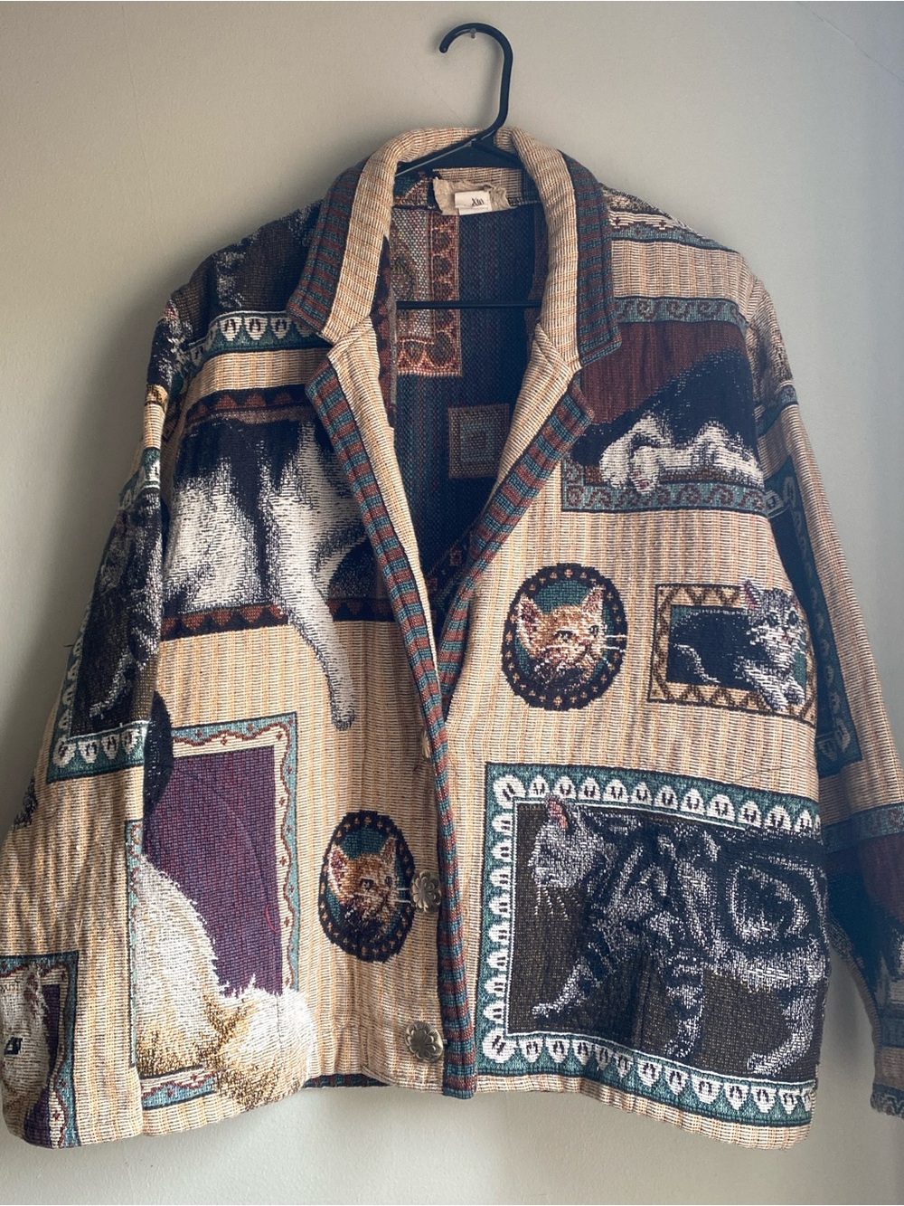 VTG Cat Tapestry Jacket